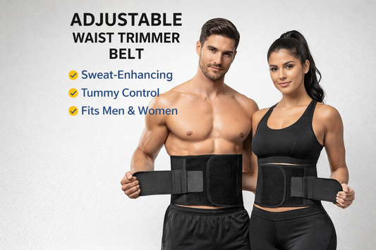 Adjustable Waist Trimmer Belt, Tummy Control Sweat Belt for Weight Loss